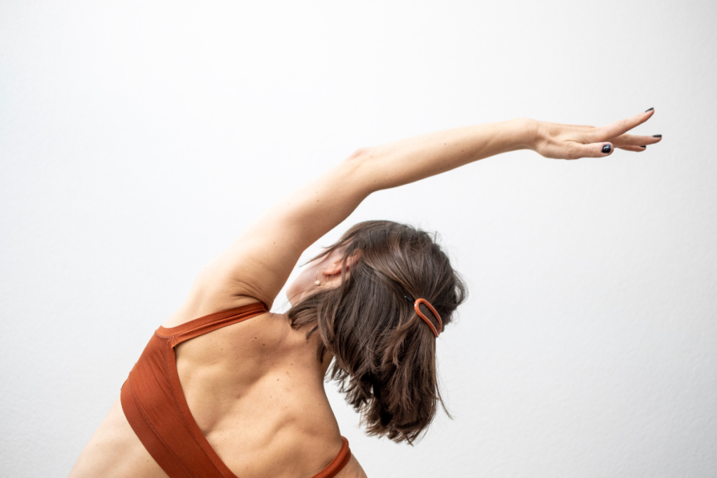 Elisa Malinverni beim Yoga